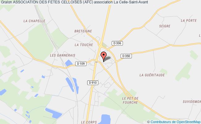 plan association Association Des Fetes Celloises (afc) Celle-Saint-Avant