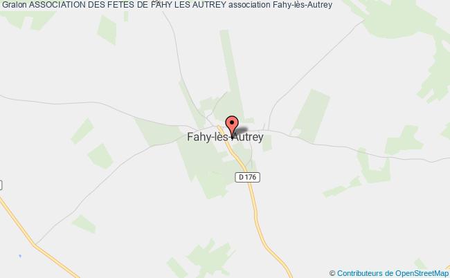 plan association Association Des Fetes De Fahy Les Autrey Fahy-lès-Autrey