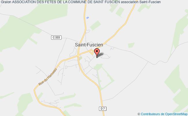 plan association Association Des Fetes De La Commune De Saint Fuscien Saint-Fuscien