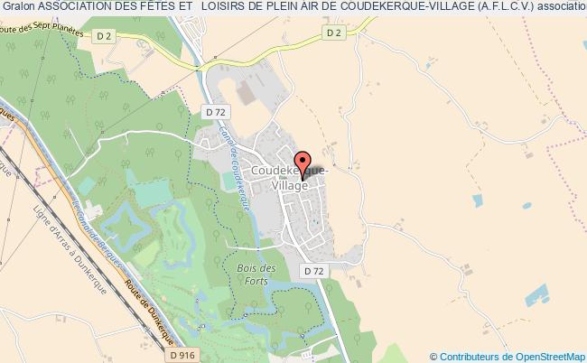 plan association Association Des FÊtes Et   Loisirs De Plein Air De Coudekerque-village (a.f.l.c.v.) Coudekerque-Village
