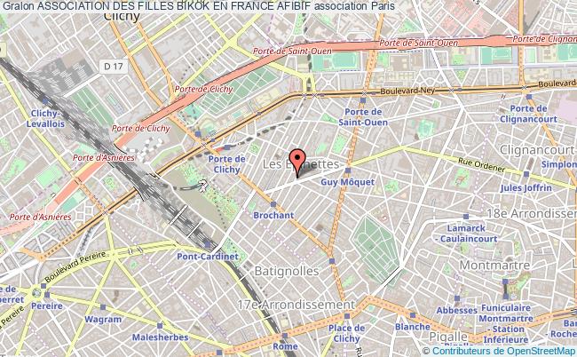 plan association Association Des Filles Bikok En France Afibif Paris
