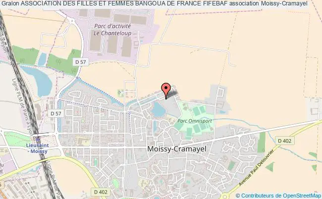 plan association Association Des Filles Et Femmes Bangoua De France Fifebaf Moissy-Cramayel