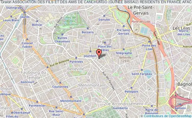 plan association Association Des Fils Et Des Amis De Canchungo (guinee Bissau) Residents En France Afacrf Paris