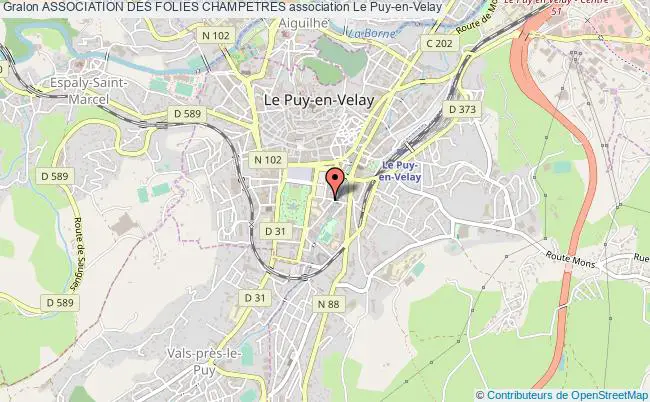 plan association Association Des Folies Champetres Le    Puy-en-Velay