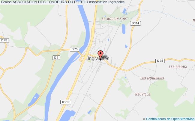 plan association Association Des Fondeurs Du Poitou Ingrandes