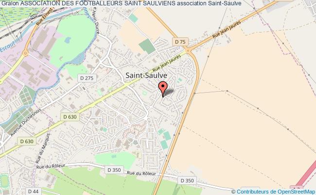 plan association Association Des Footballeurs Saint Saulviens Saint-Saulve
