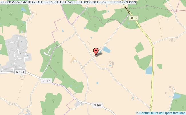 plan association Association Des Forges Des Vallees Saint-Firmin-des-Bois