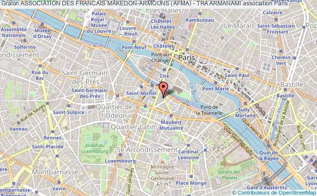 plan association Association Des Francais Makedon-armouns (afma) - Tra Armanami Paris