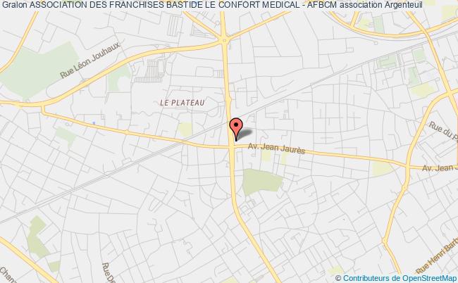 plan association Association Des Franchises Bastide Le Confort Medical - Afbcm Argenteuil