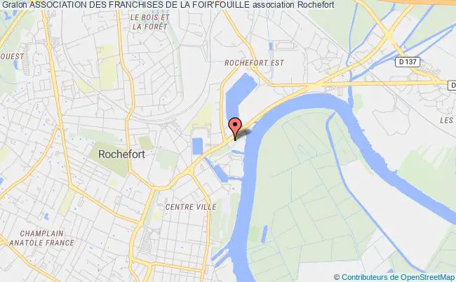 plan association Association Des Franchises De La Foir'fouille Rochefort