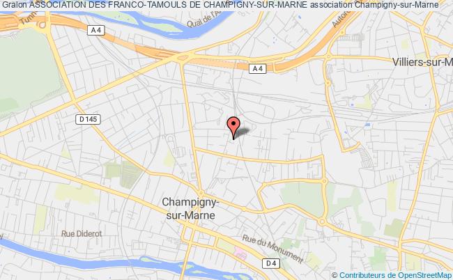 plan association Association Des Franco-tamouls De Champigny-sur-marne Champigny-sur-Marne