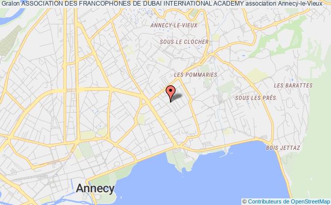 plan association Association Des Francophones De Dubai International Academy Annecy-le-Vieux