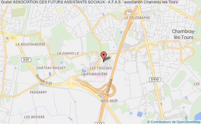 plan association Association Des Futurs Assistants Sociaux - A.f.a.s.- Chambray-lès-Tours