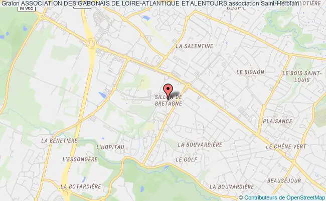 plan association Association Des Gabonais De Loire-atlantique Et Alentours Saint-Herblain