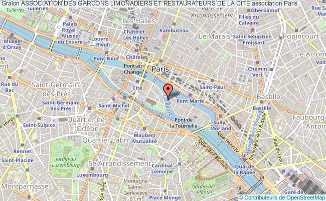 plan association Association Des Garcons Limonadiers Et Restaurateurs De La Cite Paris