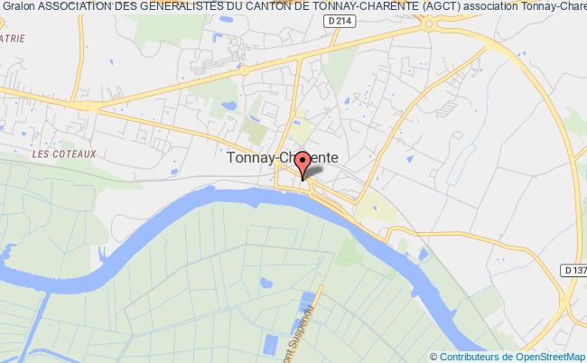 plan association Association Des Generalistes Du Canton De Tonnay-charente (agct) Tonnay-Charente