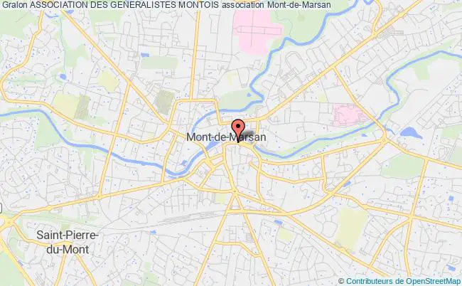 plan association Association Des Generalistes Montois Mont-de-Marsan