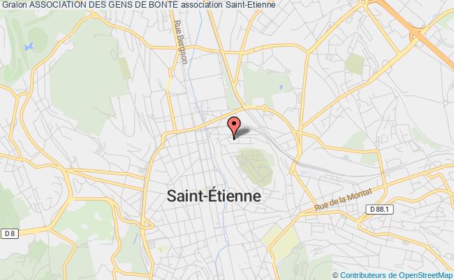 plan association Association Des Gens De BontÉ Saint-Étienne