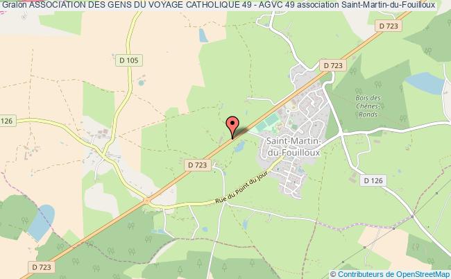 plan association Association Des Gens Du Voyage Catholique 49 - Agvc 49 Saint-Martin-du-Fouilloux