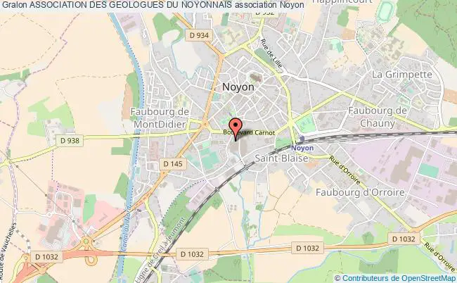 plan association Association Des Geologues Du Noyonnais Noyon