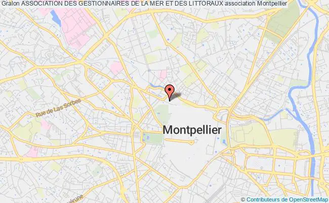 plan association Association Des Gestionnaires De La Mer Et Des Littoraux Montpellier