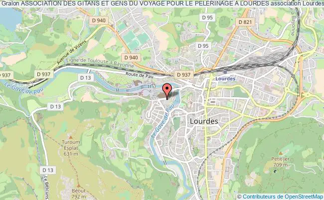 plan association Association Des Gitans Et Gens Du Voyage Pour Le Pelerinage A Lourdes Lourdes