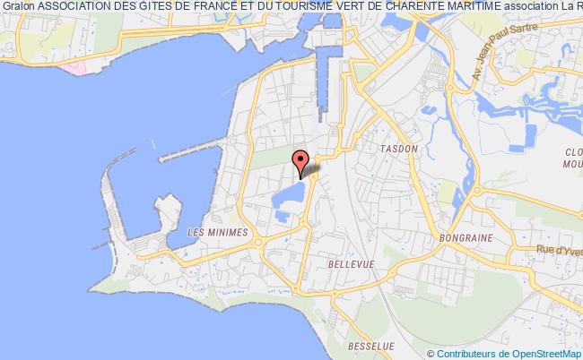 plan association Association Des Gites De France Et Du Tourisme Vert De Charente Maritime La    Rochelle
