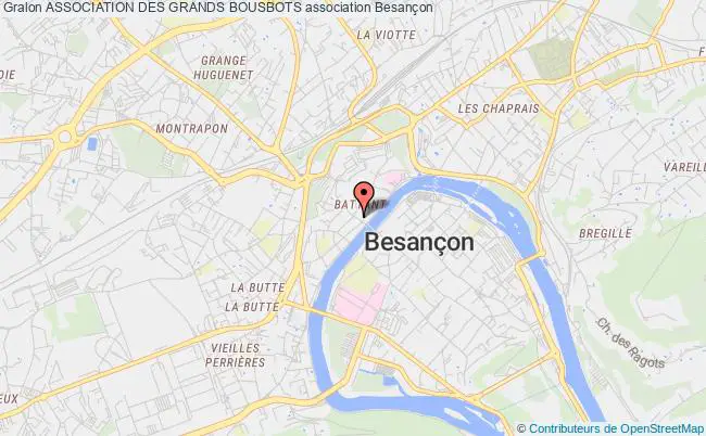 plan association Association Des Grands Bousbots Besançon