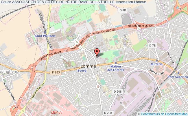 plan association Association Des Guides De Notre Dame De La Treille Lomme