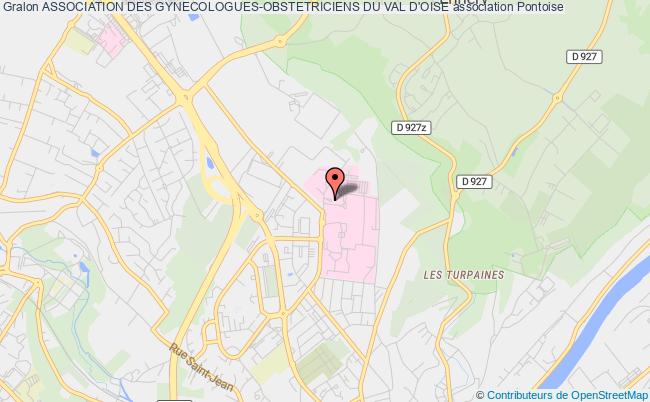 plan association Association Des Gynecologues-obstetriciens Du Val D'oise Pontoise