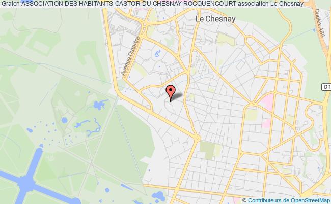 plan association Association Des Habitants Castor Du Chesnay-rocquencourt Le    Chesnay-Rocquencourt