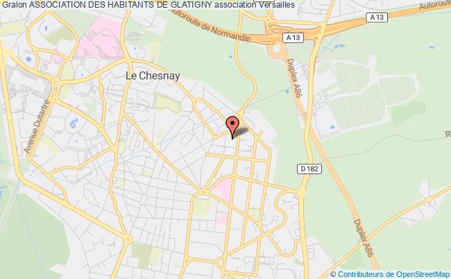 plan association Association Des Habitants De Glatigny Versailles