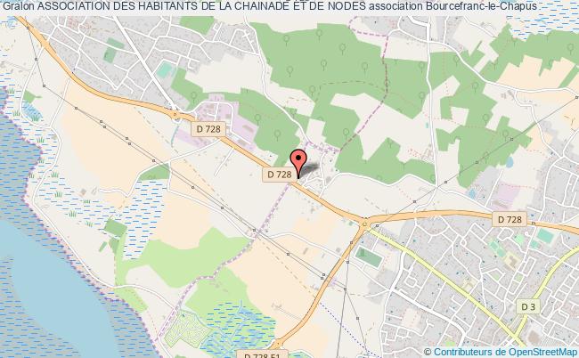 plan association Association Des Habitants De La Chainade Et De Nodes Bourcefranc-le-Chapus