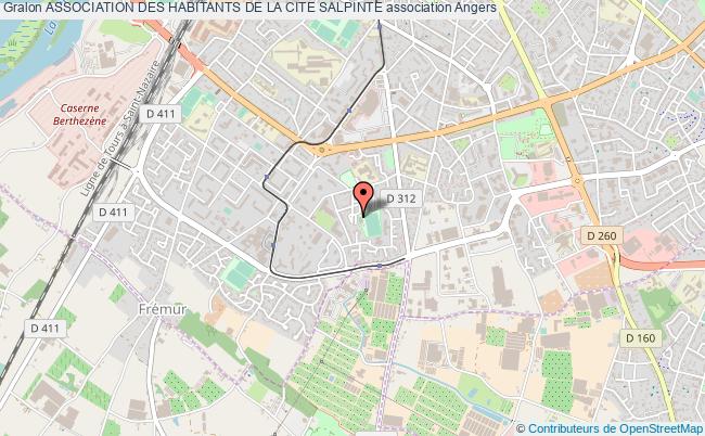 plan association Association Des Habitants De La Cite Salpinte Angers