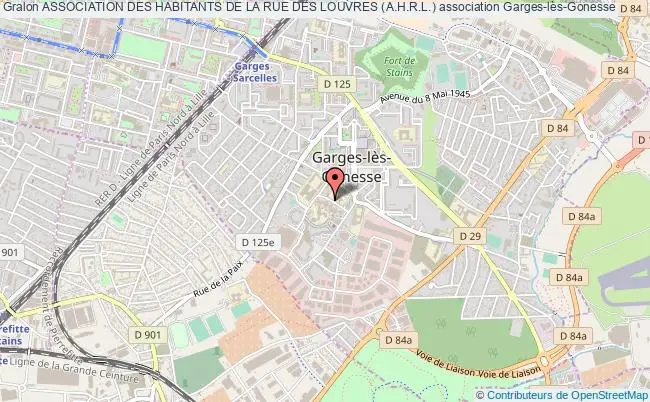 plan association Association Des Habitants De La Rue Des Louvres (a.h.r.l.) Garges-lès-Gonesse