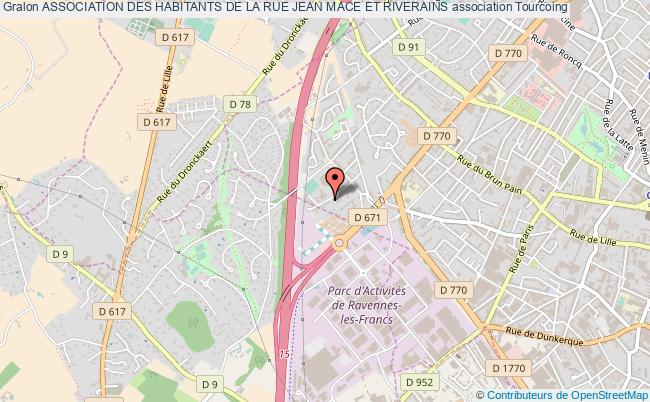 plan association Association Des Habitants De La Rue Jean Mace Et Riverains Tourcoing