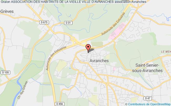 plan association Association Des Habitants De La Vieille Ville D'avranches Avranches