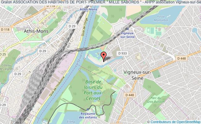 plan association Association Des Habitants De Port- Premier " Mille Sabords " - Ahpp Vigneux-sur-Seine