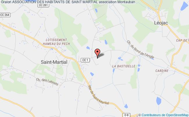 plan association Association Des Habitants De Saint Martial Montauban