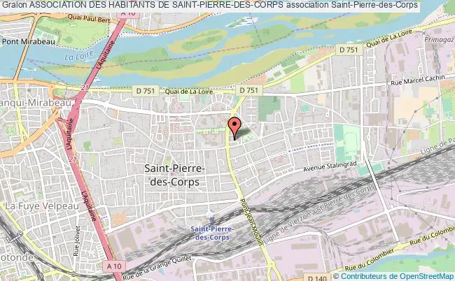 plan association Association Des Habitants De Saint-pierre-des-corps Saint-Pierre-des-Corps
