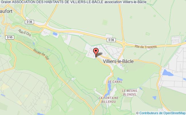 plan association Association Des Habitants De Villiers-le-bÂcle Villiers-le-Bâcle