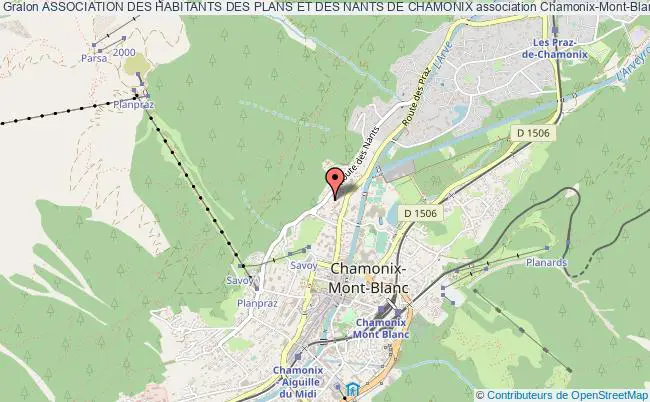 plan association Association Des Habitants Des Plans Et Des Nants De Chamonix Chamonix-Mont-Blanc