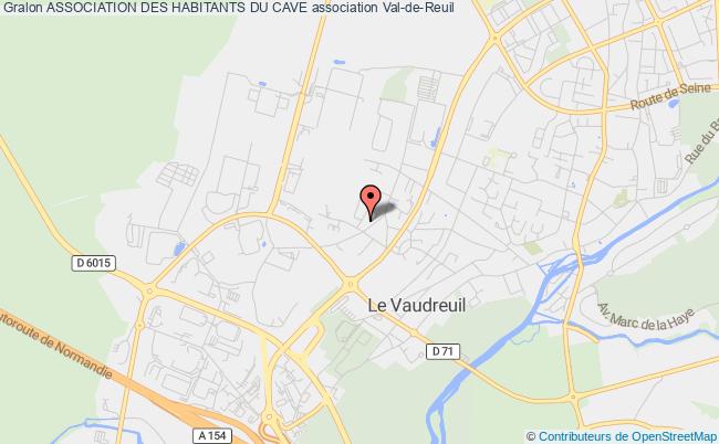 plan association Association Des Habitants Du Cave Val-de-Reuil