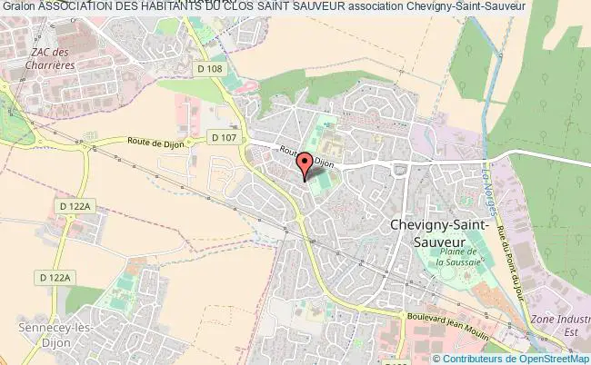plan association Association Des Habitants Du Clos Saint Sauveur Chevigny-Saint-Sauveur