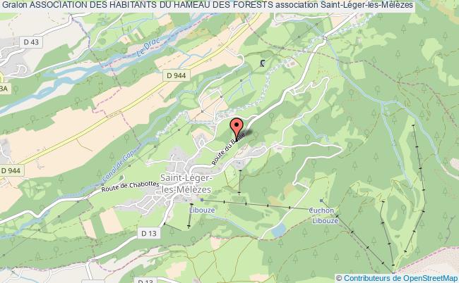 plan association Association Des Habitants Du Hameau Des Forests Saint-Léger-les-Mélèzes