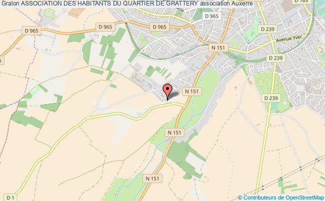 plan association Association Des Habitants Du Quartier De Grattery Auxerre