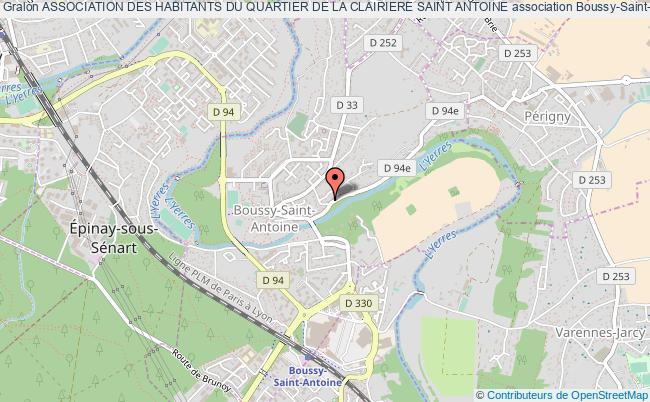 ASSOCIATION DES HABITANTS DU QUARTIER DE LA CLAIRIERE SAINT ANTOINE