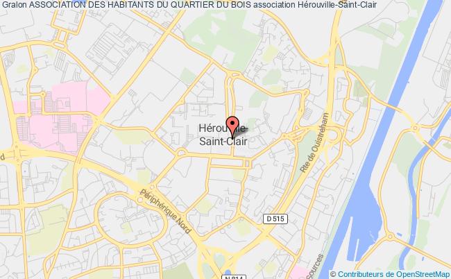 plan association Association Des Habitants Du Quartier Du Bois Hérouville-Saint-Clair