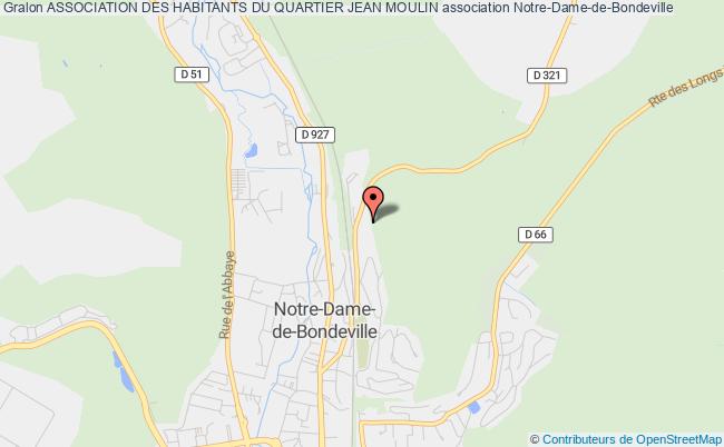 plan association Association Des Habitants Du Quartier Jean Moulin Notre-Dame-de-Bondeville