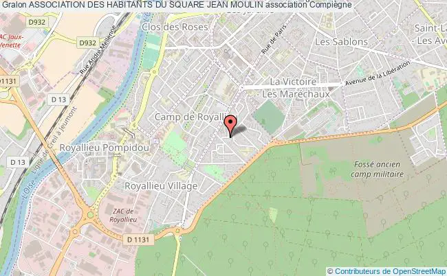 plan association Association Des Habitants Du Square Jean Moulin Compiègne